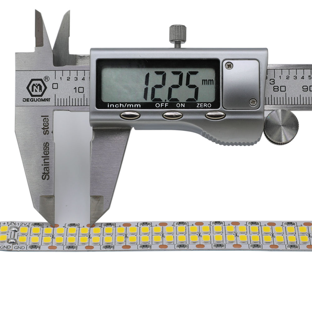DC12/24V 2835 Super Bright 480LEDs/M High-density Double Row 16.5ft/5m 15mm Warm White Flexible LED Strip Light DC12/24V 2835 Super Bright 480LEDs/M High-density Double Row 16.5ft/5m 15mm Warm White Flexible LED Strip Light